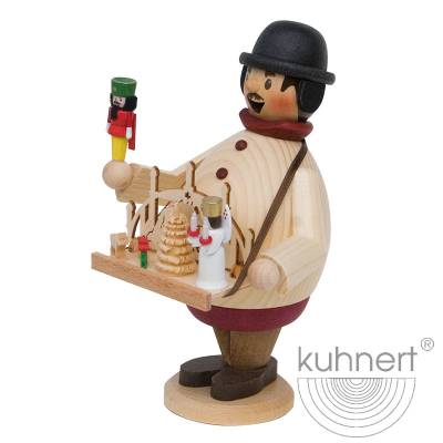 Kuhnert Rauchmann Max - Rauchfigur Räucherfigur Räuchermännchen - als Weihnachtsmarkthändler